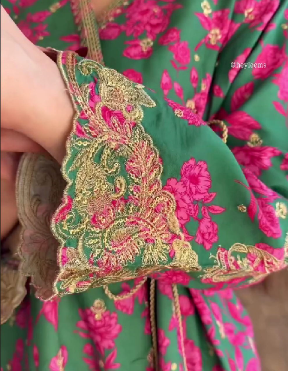 Noor-e-Gul Emerald Bloom Two-Piece কোড-13