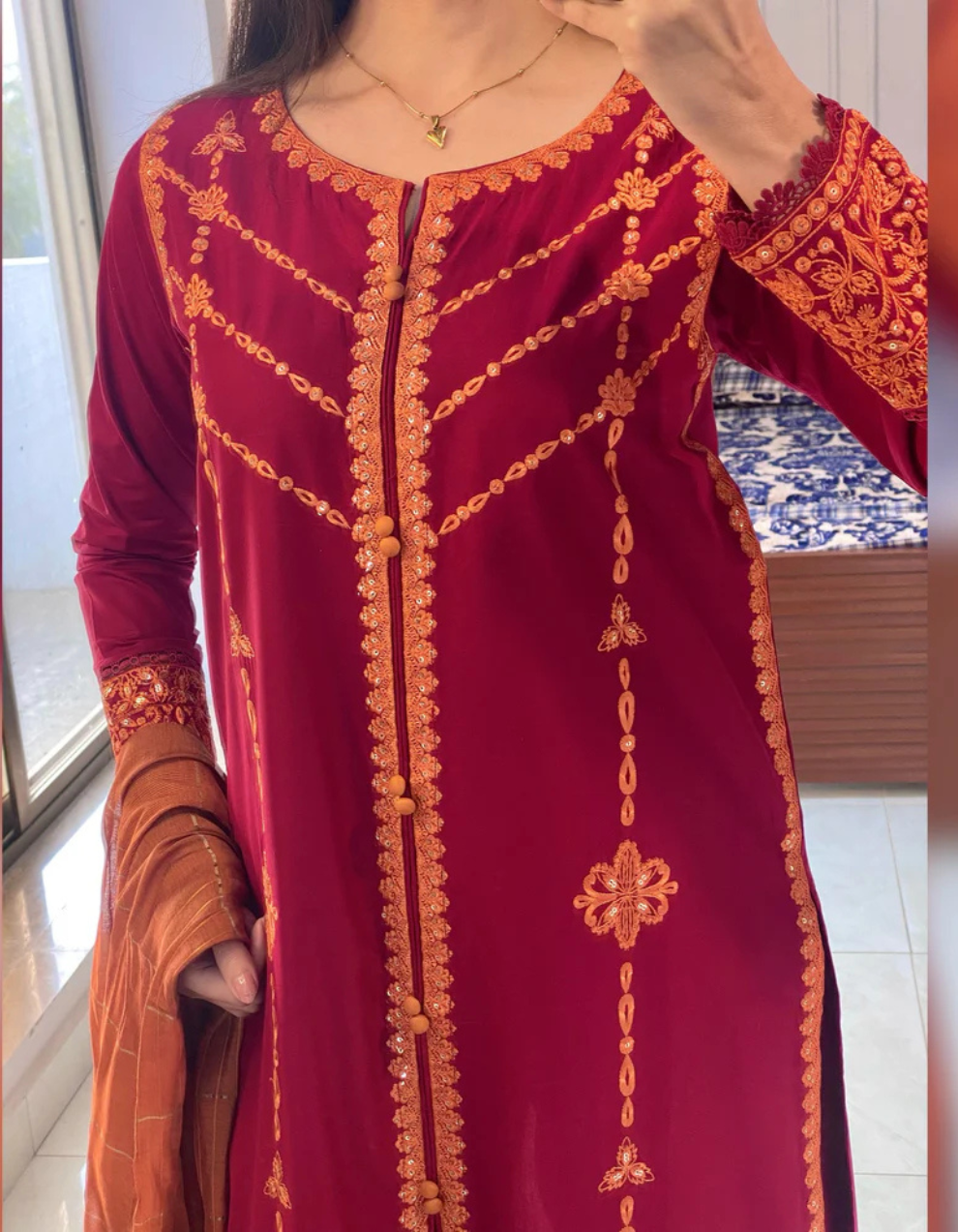 Noor Grace Embroidered 3 Piece