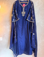 💙 Royal Azure Grace – Premium Gown Style 3 Piece 💙কোড-16