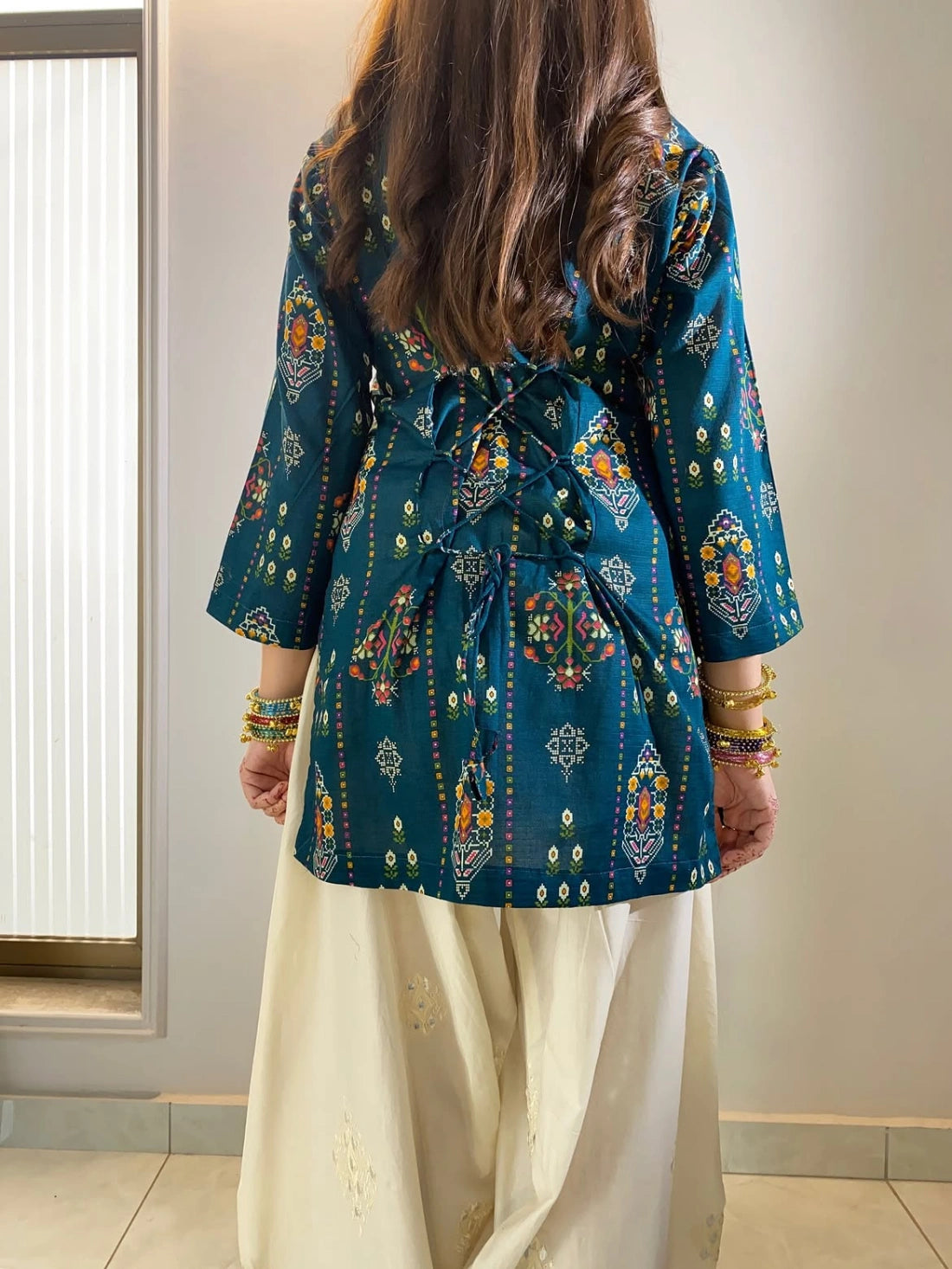 💚 Emerald Farsi Grace – Premium Soft Silk 2-Piece কোড-A1
