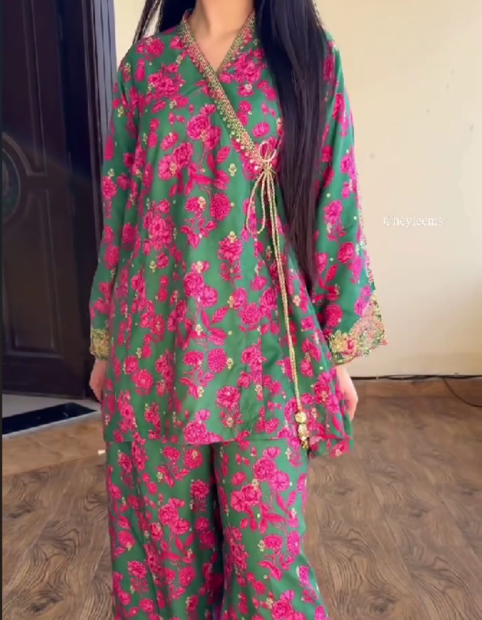 Noor-e-Gul Emerald Bloom Two-Piece কোড-13