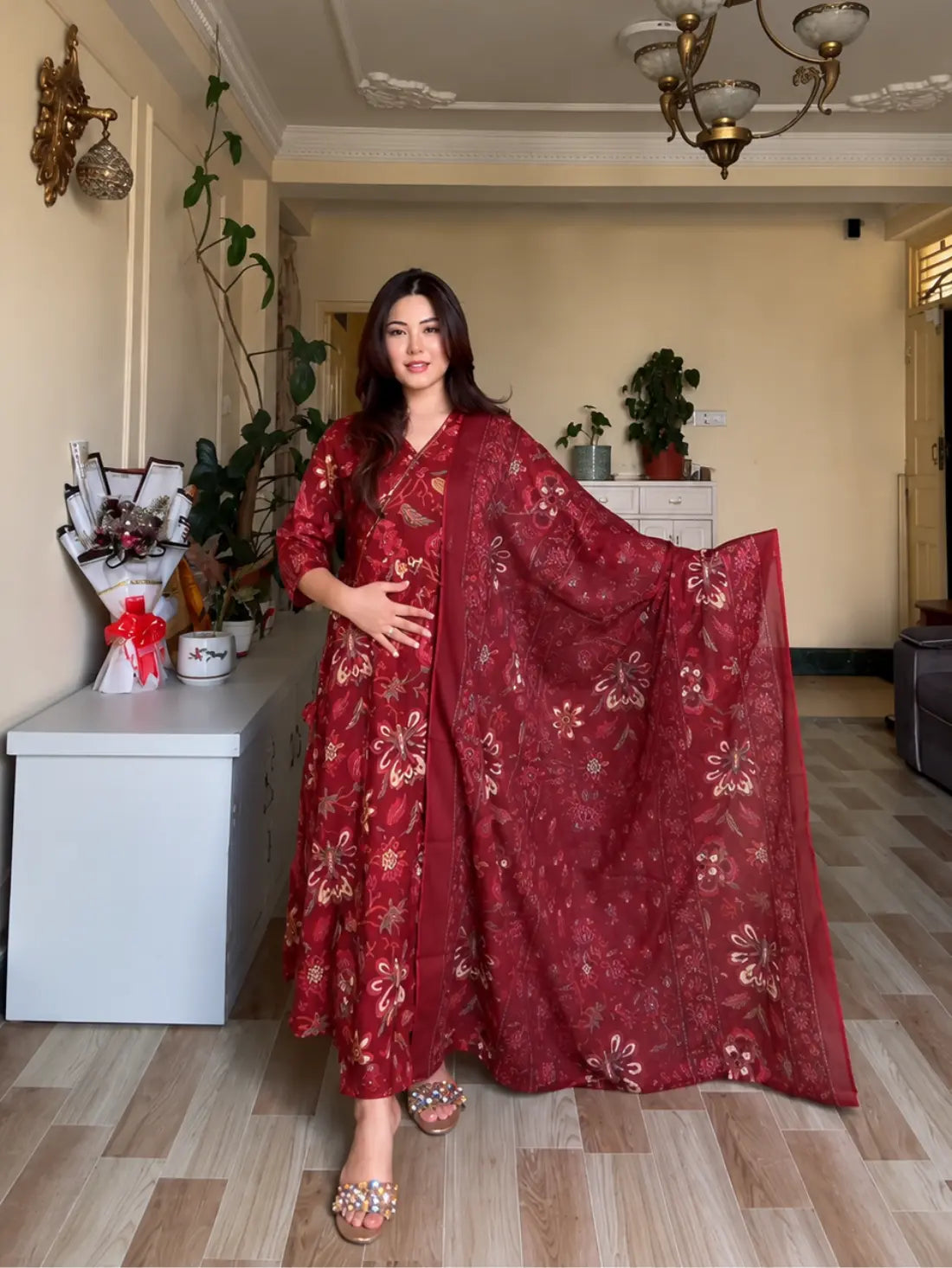 ✨ Meher-e-Gul – Premium Digital Print 3 Piece ✨   কোড-G2