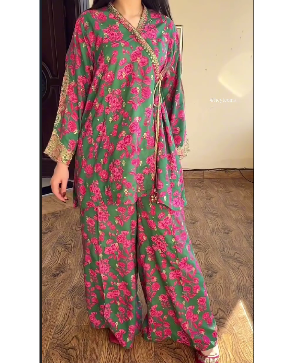 Noor-e-Gul Emerald Bloom Two-Piece কোড-13